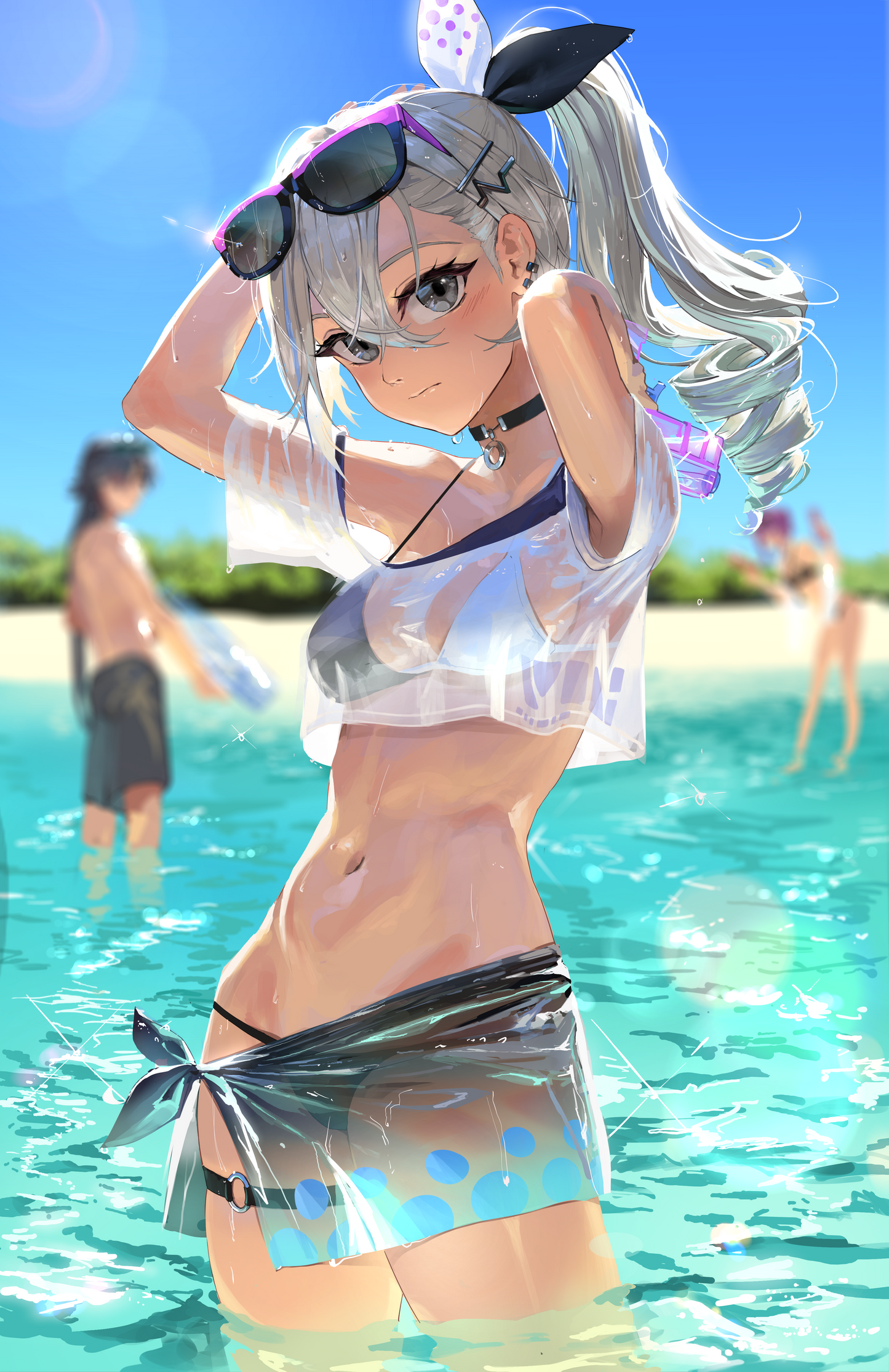 Summer Silver Wolf